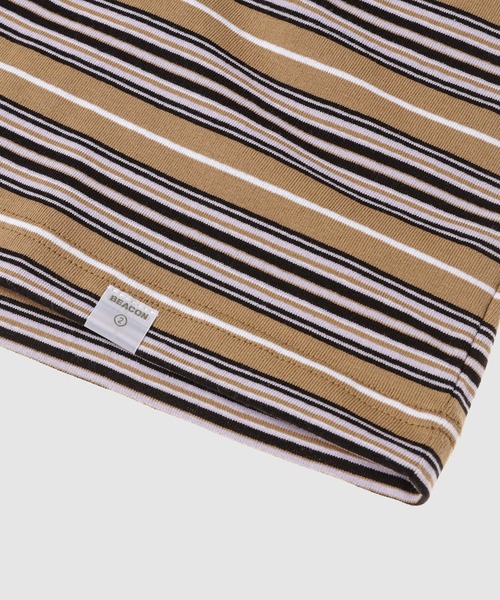 kolor BEACON（カラービーコン）の「25SBM- T04232（Tシャツ/カットソー・メンズ・ベージュ/グリーン/ブラウン/ホワイト・3/2）」の7枚目の写真