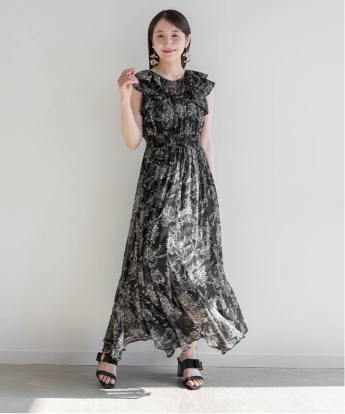 RANDA シフォンエスカルゴラインワンピース 新品未使用 タグ付き セール】シフォンエスカルゴラインワンピース（ワンピース