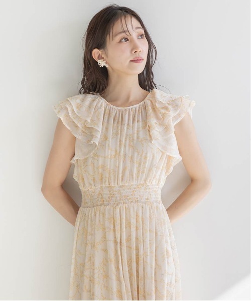 セール】シフォンエスカルゴラインワンピース（ワンピース
