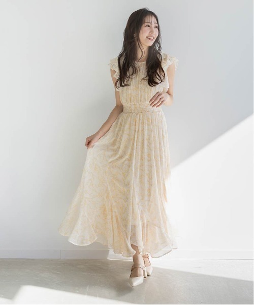 セール】シフォンエスカルゴラインワンピース（ワンピース）｜RANDA