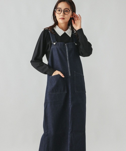 セール】GOODデニムジャンスカ/243801（ジャンパースカート）｜GLOBAL
