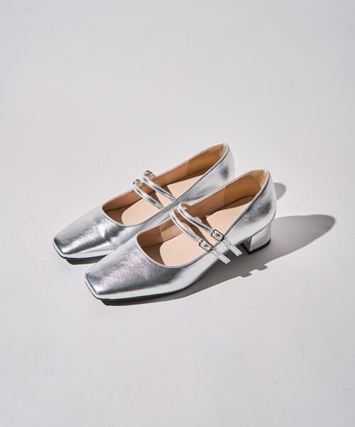 AMERICAN HOLIC（アメリカンホリック）の「ダブルストラップメリージェーン（パンプス・レディース・シルバー/ゴールド/ブラック・S/M/L）」の4枚目の写真