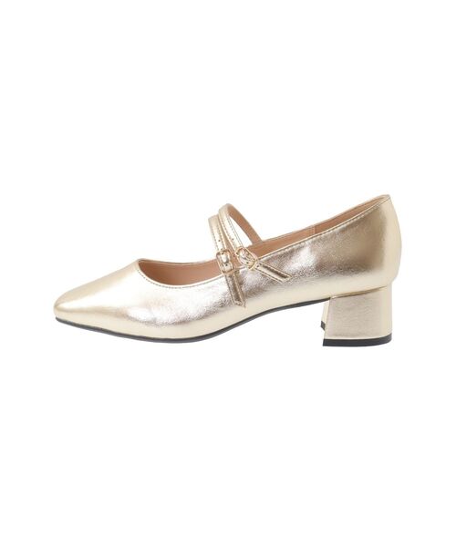 AMERICAN HOLIC（アメリカンホリック）の「ダブルストラップメリージェーン（パンプス・レディース・シルバー/ゴールド/ブラック・S/M/L）」の12枚目の写真