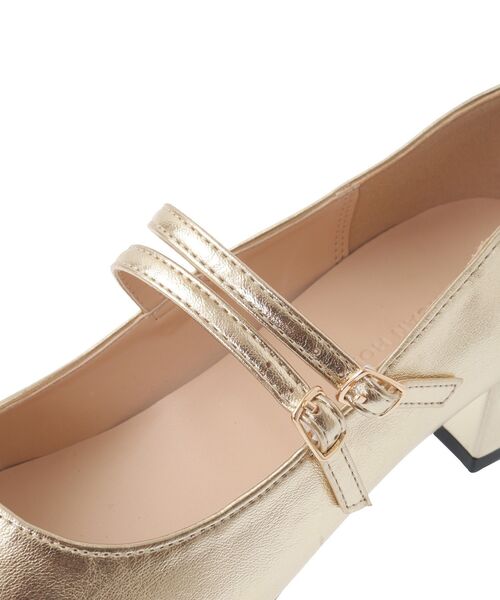 AMERICAN HOLIC（アメリカンホリック）の「ダブルストラップメリージェーン（パンプス・レディース・シルバー/ゴールド/ブラック・S/M/L）」の16枚目の写真