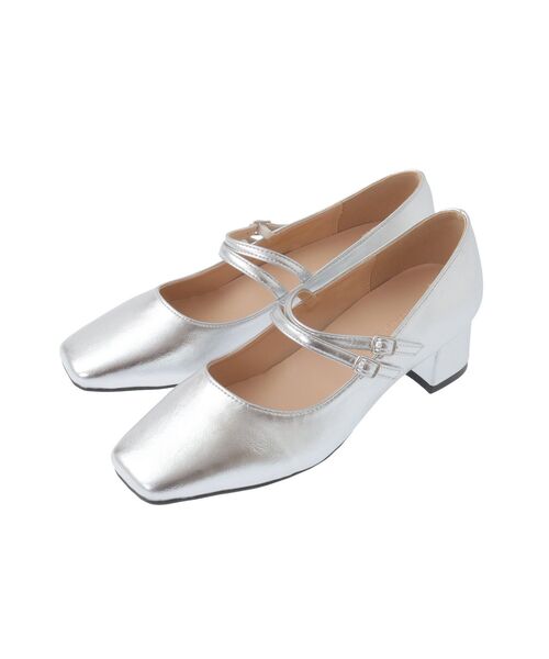 AMERICAN HOLIC（アメリカンホリック）の「ダブルストラップメリージェーン（パンプス・レディース・シルバー/ゴールド/ブラック・S/M/L）」の18枚目の写真