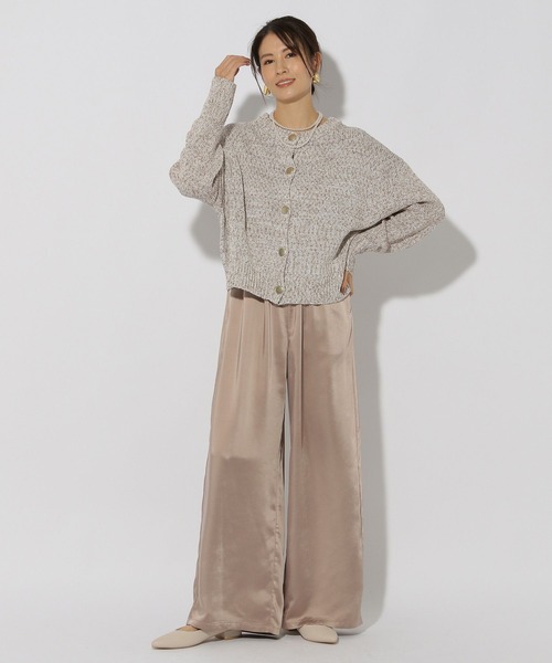Elura（エルーラ）の「サテンワイドパンツ＜低身長サイズあり＞/289219（その他パンツ・レディース・ネイビー/ベージュ/ブルー系その他3・MEDIUM/LARGE）」の16枚目の写真