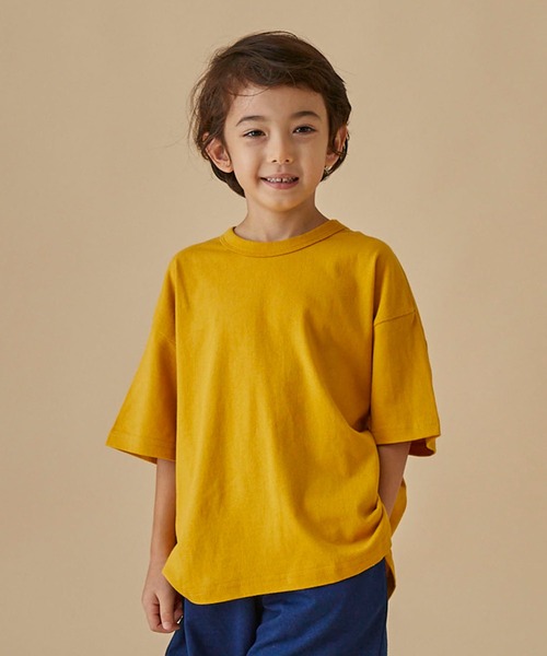 FOV(フォブ)の「フォブ PLAIN 6分袖 Tシャツ(Tシャツ/カットソー・キッズ・ホワイト/ベージュ系その他/グリーン/イエロー/ブルー/チャコールグレー/ブラック・S/XL/M/L)」の7枚目の写真