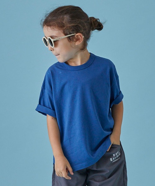 FOV(フォブ)の「フォブ PLAIN 6分袖 Tシャツ(Tシャツ/カットソー・キッズ・ホワイト/ベージュ系その他/グリーン/イエロー/ブルー/チャコールグレー/ブラック・S/XL/M/L)」の6枚目の写真