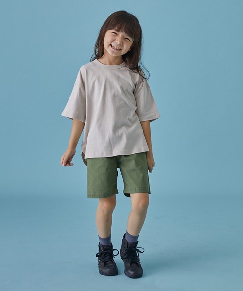 FOV(フォブ)の「フォブ PLAIN 6分袖 Tシャツ(Tシャツ/カットソー・キッズ・ホワイト/ベージュ系その他/グリーン/イエロー/ブルー/チャコールグレー/ブラック・S/XL/M/L)」の12枚目の写真