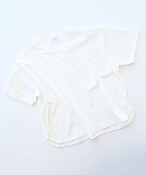FOV(フォブ)の「フォブ PLAIN 6分袖 Tシャツ(Tシャツ/カットソー・キッズ・ホワイト/ベージュ系その他/グリーン/イエロー/ブルー/チャコールグレー/ブラック・S/XL/M/L)」の16枚目の写真