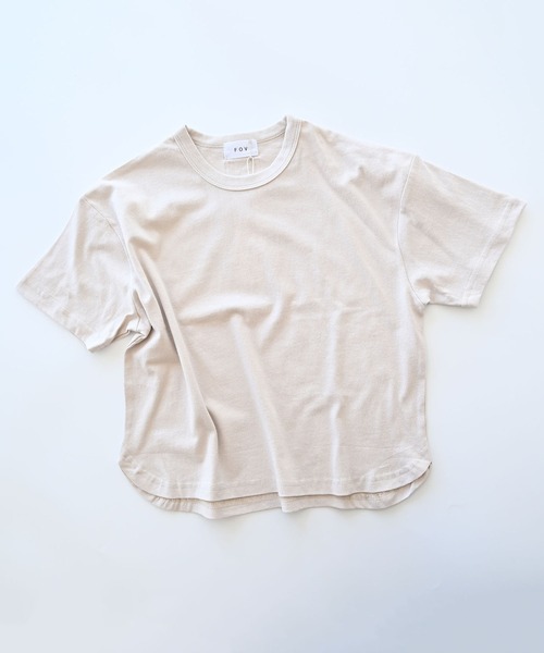 FOV(フォブ)の「フォブ PLAIN 6分袖 Tシャツ(Tシャツ/カットソー・キッズ・ホワイト/ベージュ系その他/グリーン/イエロー/ブルー/チャコールグレー/ブラック・S/XL/M/L)」の17枚目の写真