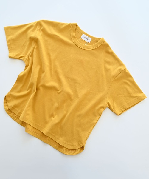 FOV(フォブ)の「フォブ PLAIN 6分袖 Tシャツ(Tシャツ/カットソー・キッズ・ホワイト/ベージュ系その他/グリーン/イエロー/ブルー/チャコールグレー/ブラック・S/XL/M/L)」の18枚目の写真