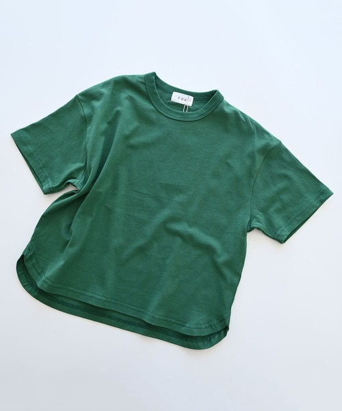 FOV(フォブ)の「フォブ PLAIN 6分袖 Tシャツ(Tシャツ/カットソー・キッズ・ホワイト/ベージュ系その他/グリーン/イエロー/ブルー/チャコールグレー/ブラック・S/XL/M/L)」の19枚目の写真