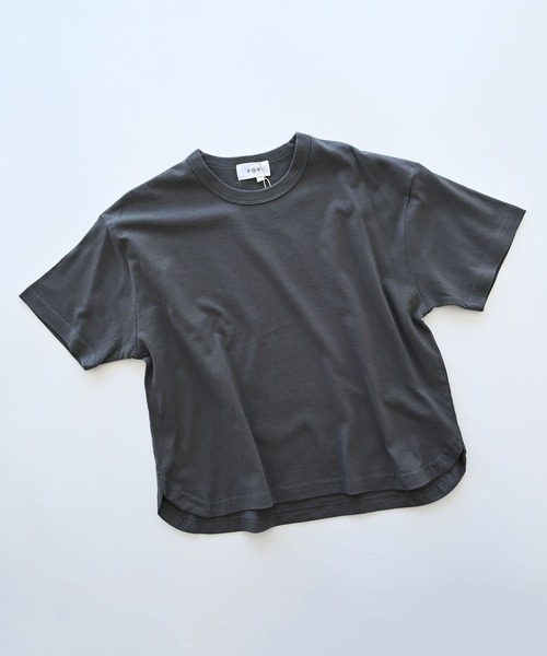FOV(フォブ)の「フォブ PLAIN 6分袖 Tシャツ(Tシャツ/カットソー・キッズ・ホワイト/ベージュ系その他/グリーン/イエロー/ブルー/チャコールグレー/ブラック・S/XL/M/L)」の21枚目の写真