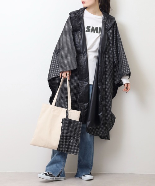 内閣府防災推奨 全身反射ポンチョ（大人用）夜間事故防止（レイン