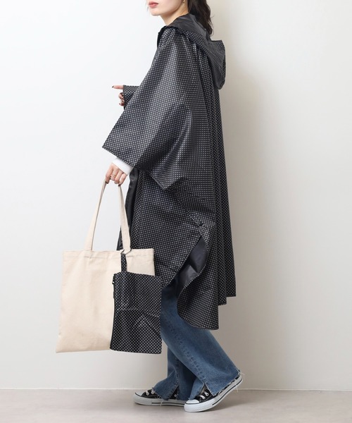 内閣府防災推奨 全身反射ポンチョ（大人用）夜間事故防止（レイン