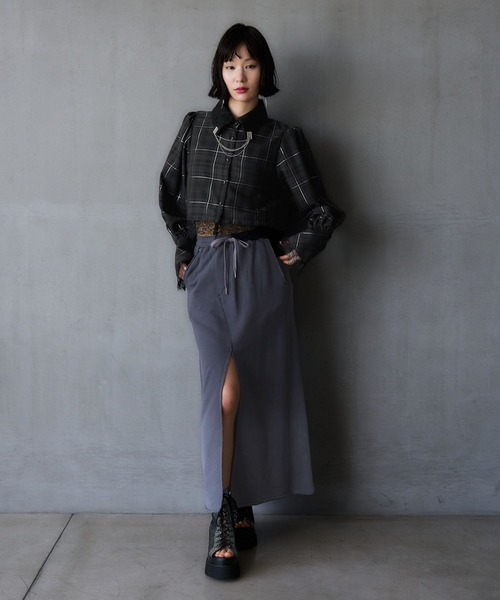 HARE（ハレ）の「【EDGY MODE】タータンチェックショートシャツ(HARE