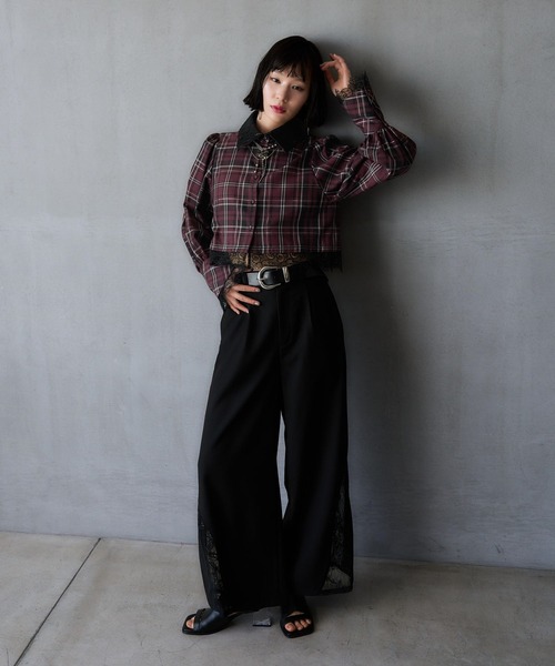 HARE（ハレ）の「【EDGY MODE】タータンチェックショートシャツ(HARE