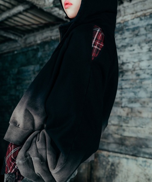 HARE（ハレ）の「【EDGY MODE】タータンチェックショートシャツ(HARE