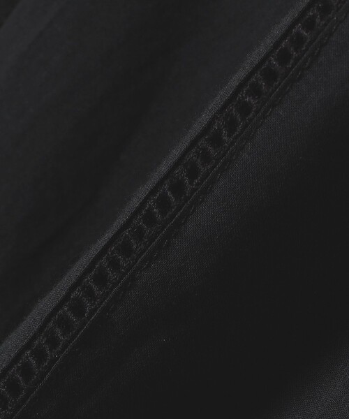 SHIPS any（シップス エニィ）の「SHIPS any:〈手洗い可能〉パッチワーク レース セミワイド イージー パンツ（その他パンツ・レディース・ブラック/オフホワイト・ONE SIZE）」の12枚目の写真