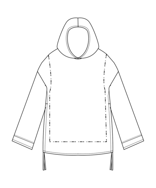 MEDE19F(メデジュウキュウ)の「MEDE19F カットソー裏地付きシアーフーディー(パーカー・レディース・ブラック/ピンクベージュ・M/L/LL)」の22枚目の写真