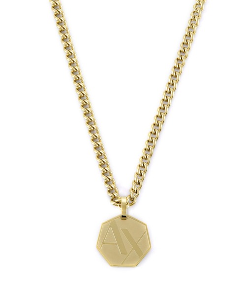 ARMANI EXCHANGE(アルマーニエクスチェンジ)の「アルマーニ・エクスチェンジ アクセサリー メンズ ネックレス AXG0152710(ネックレス・メンズ・GOLD・FREE)」の3枚目の写真