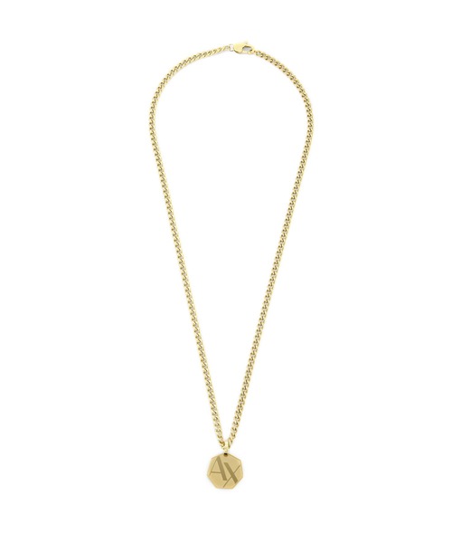 ARMANI EXCHANGE(アルマーニエクスチェンジ)の「アルマーニ・エクスチェンジ アクセサリー メンズ ネックレス AXG0152710(ネックレス・メンズ・GOLD・FREE)」の2枚目の写真