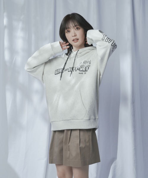 Manhattan Portage（マンハッタンポーテージ）の「Sweat Parka BEAVIS AND BUTT-HEAD（パーカー・メンズ・ヘザーチャコール/オートミール・SMALL/MEDIUM/LARGE/X-LARGE）」の21枚目の写真