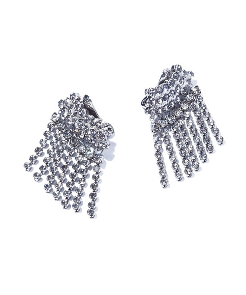 IRIS47（イリスフォーセブン）の「【IRIS 47】palace crystal earring/パレス クリスタル イヤリング BO159（イヤリング・レディース・シルバー・FREE）」の3枚目の写真