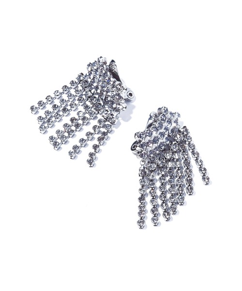 IRIS47（イリスフォーセブン）の「【IRIS 47】palace crystal earring/パレス クリスタル イヤリング BO159（イヤリング・レディース・シルバー・FREE）」の4枚目の写真