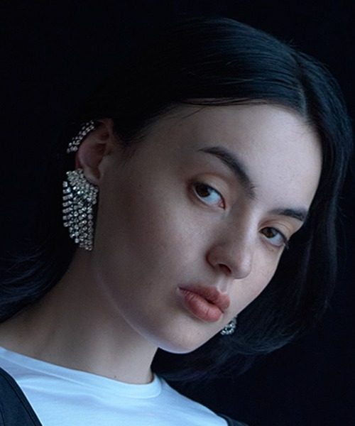 IRIS47（イリスフォーセブン）の「【IRIS 47】palace crystal earring/パレス クリスタル イヤリング BO159（イヤリング・レディース・シルバー・FREE）」の7枚目の写真