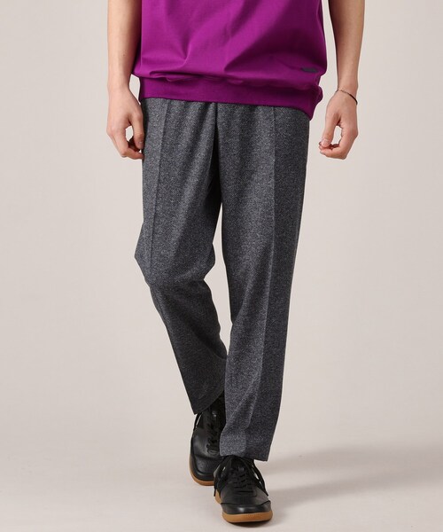 セール】【抗菌防臭】尾州リネン ドビーメッシュ イージーパンツ