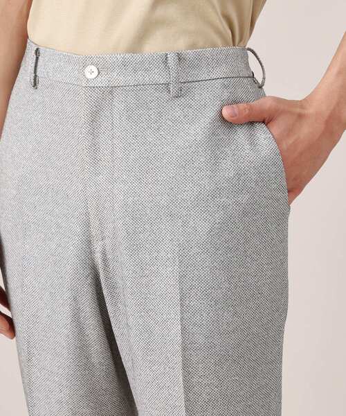 TAKEO KIKUCHI(タケオキクチ)の「【抗菌防臭】尾州リネン ドビーメッシュ イージーパンツ(スラックス・メンズ・グレー/ブルー系その他/ネイビー・01/02/03/04/05)」の9枚目の写真