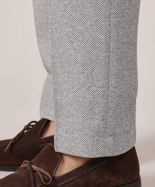 TAKEO KIKUCHI(タケオキクチ)の「【抗菌防臭】尾州リネン ドビーメッシュ イージーパンツ(スラックス・メンズ・グレー/ブルー系その他/ネイビー・01/02/03/04/05)」の12枚目の写真