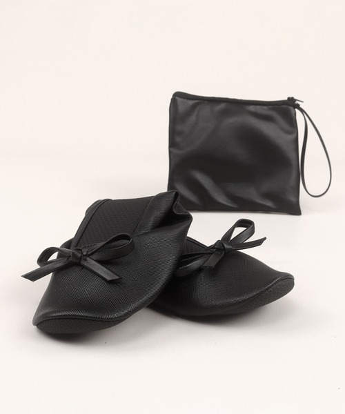 【最終値下げ！】Spick & Span シープレザーバレリーナ ブラック 最終値下げ！】Spick & Span シープレザーバレリーナ ブラック