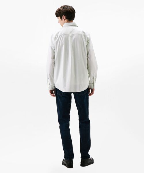 TOMMY HILFIGER（トミーヒルフィガー）の「オックスフォードストライプロングスリーブシャツ（シャツ/ブラウス・メンズ・グレー/グリーン/ピンク・LARGE/MEDIUM/SMALL/X-LARGE）」の13枚目の写真