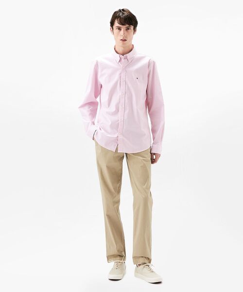 TOMMY HILFIGER（トミーヒルフィガー）の「オックスフォードストライプロングスリーブシャツ（シャツ/ブラウス・メンズ・グレー/グリーン/ピンク・LARGE/MEDIUM/SMALL/X-LARGE）」の18枚目の写真