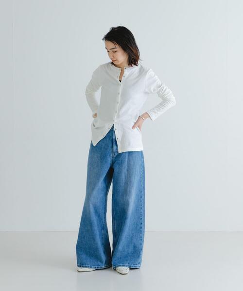 URBAN RESEARCH(アーバンリサーチ)の「『MADE IN JAPAN』セッケツクルーネックカーディガン(カーディガン/ボレロ・レディース・ネイビー/オフホワイト/グレー系その他・FREE)」の10枚目の写真