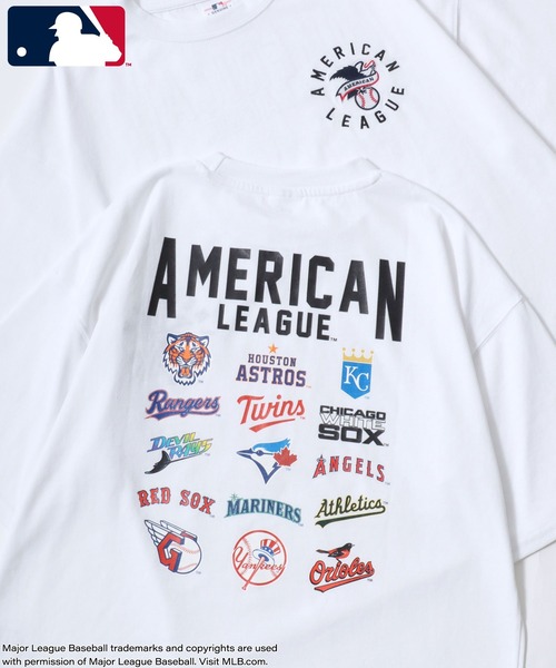 MLB  刺繍ロゴ　ベースボールシャツ セール】MLB/メジャーリーグベースボール 別注 MLB ハートロゴ