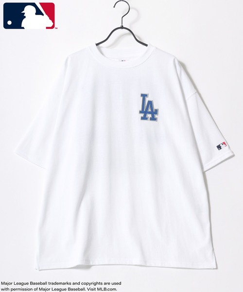 MLB  刺繍ロゴ　ベースボールシャツ セール】MLB/メジャーリーグベースボール 別注 MLB ハートロゴ