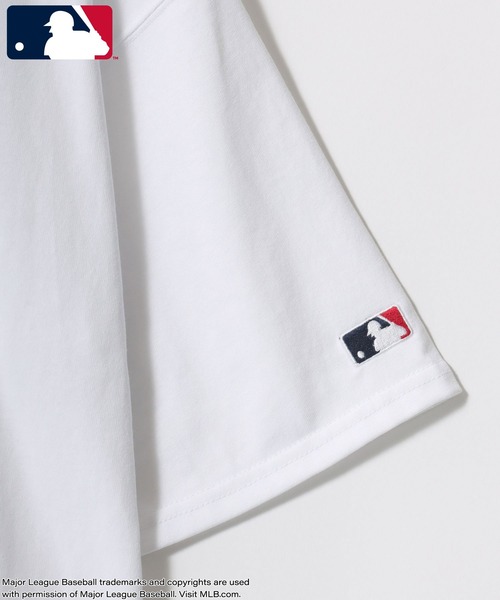 MLB(メジャーリーグベースボール)の「MLB/メジャーリーグベースボール オーバーサイズ バックプリント ロゴ ワンポイント刺繍 半袖Tシャツ/レディース メンズ(Tシャツ/カットソー・メンズ・ホワイト系その他2/ブラック/グレー系その他/ネイビー/グレー系その他2/ホワイト/ホワイト系その他・M/L/LL)」の21枚目の写真