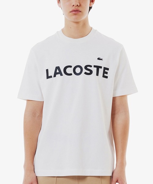 国内配送★LACOSTE★ヘビーウェイトブランドネームロゴTシャツ B:MING by BEAMS（ビーミング by ビームス）LACOSTE