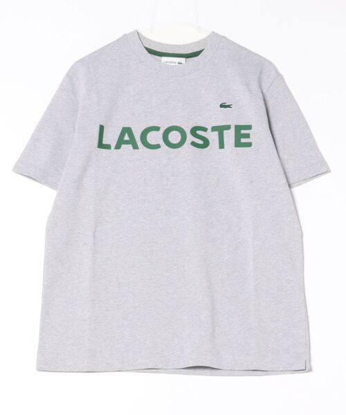 LACOSTE/ラコステ ヘビーウェイトブランドネームロゴTシャツ