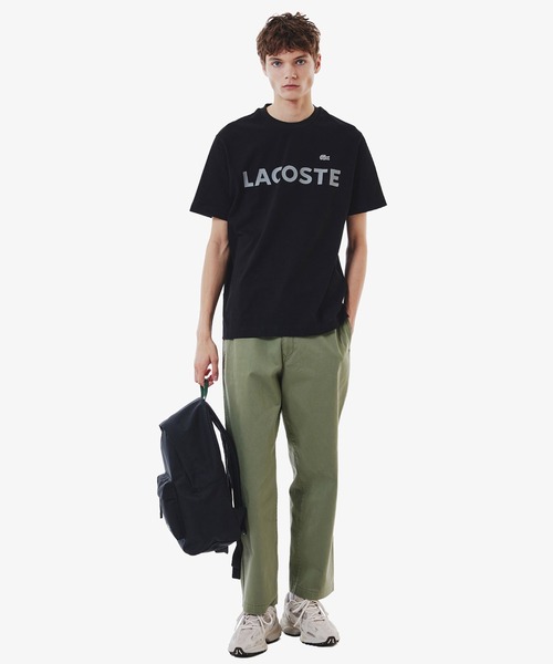 LACOSTE(ラコステ)の「LACOSTE/ラコステ ヘビーウェイトブランドネームロゴTシャツ 半袖 TH229999(Tシャツ/カットソー・メンズ・ホワイト/ブラック/グレー・L/M/S)」の10枚目の写真