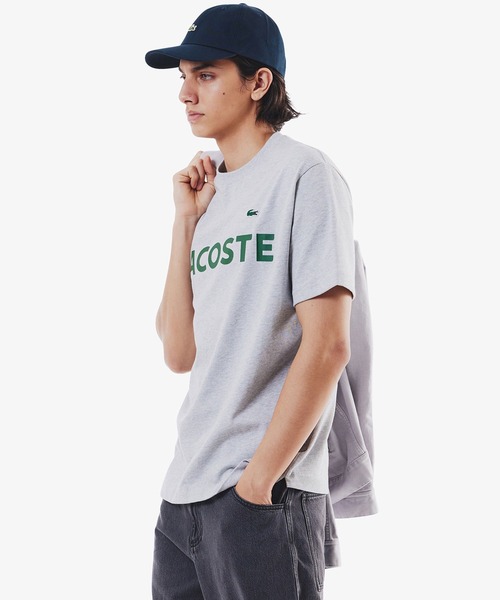 LACOSTE(ラコステ)の「LACOSTE/ラコステ ヘビーウェイトブランドネームロゴTシャツ 半袖 TH229999(Tシャツ/カットソー・メンズ・ホワイト/ブラック/グレー・L/M/S)」の16枚目の写真