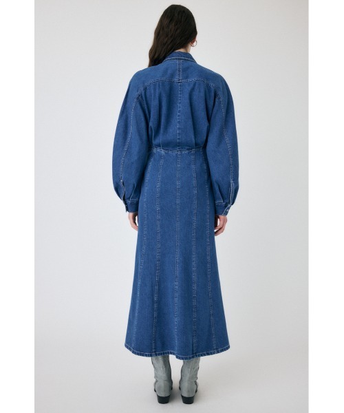 MOUSSY（マウジー）の「DENIM シャツドレス（ワンピース・レディース・ブルー・1/2）」の6枚目の写真