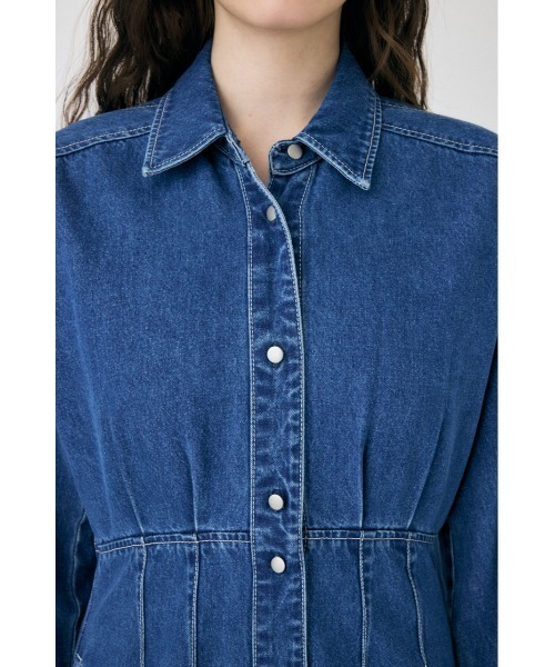 大学 割引 セール】DENIM シャツドレス（ワンピース）｜MOUSSY（マウジー ワンピース