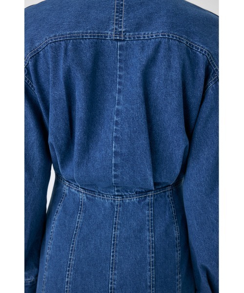 MOUSSY（マウジー）の「DENIM シャツドレス（ワンピース・レディース・ブルー・1/2）」の8枚目の写真