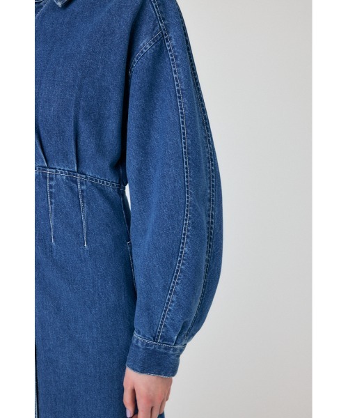MOUSSY（マウジー）の「DENIM シャツドレス（ワンピース・レディース・ブルー・1/2）」の10枚目の写真