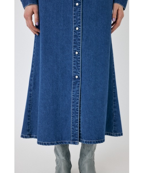MOUSSY（マウジー）の「DENIM シャツドレス（ワンピース・レディース・ブルー・1/2）」の12枚目の写真